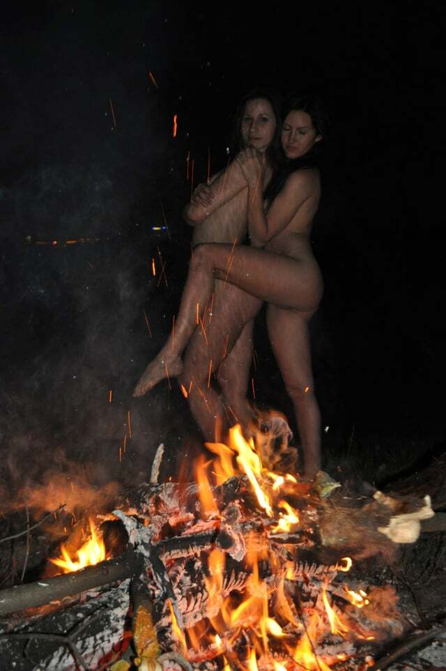Beach Bonfire Gangbang — 9