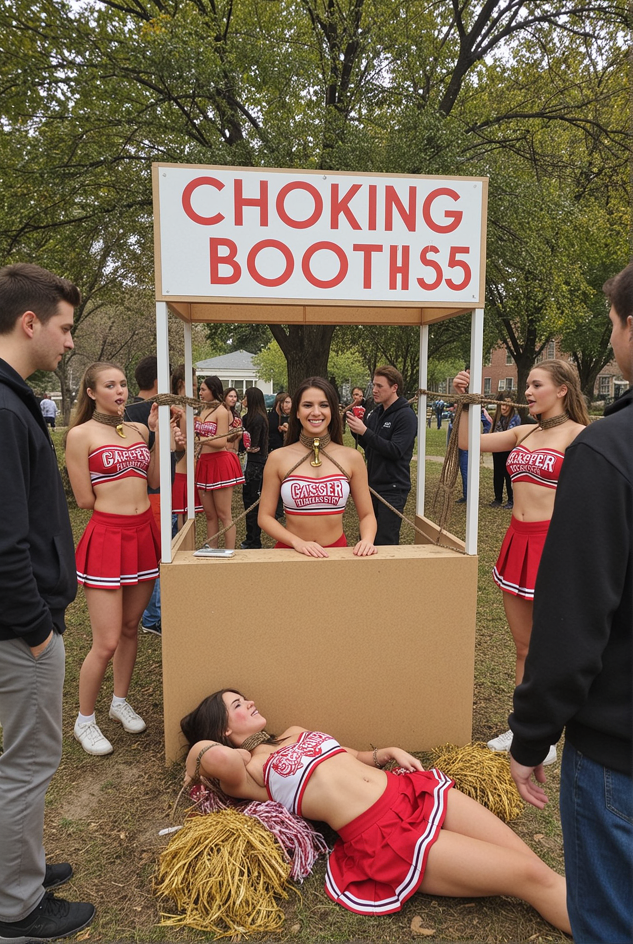 Gasper U Cheerleader Fund Raising — 22