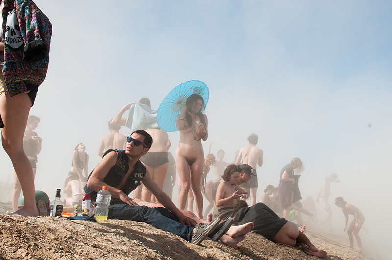 Burning man and party — 5