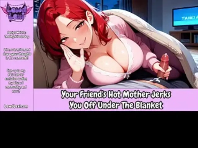 Your Friend's Hot Step-Mother Jerks You Off Under The Blanket [Erotic Audio Roleplay]